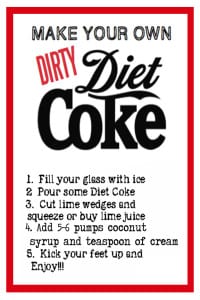 Dirty Diet CokewithCream