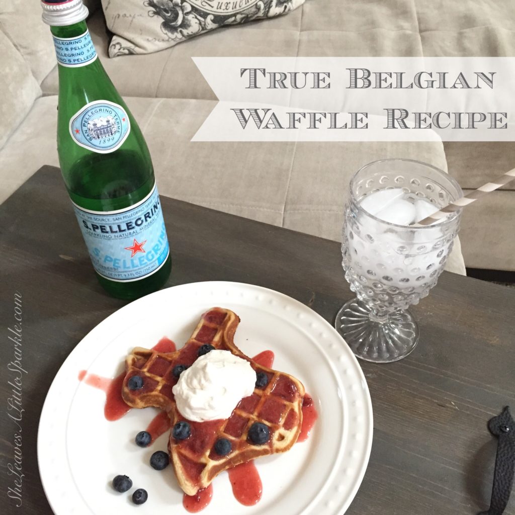 True Belgian Waffle Recipe
