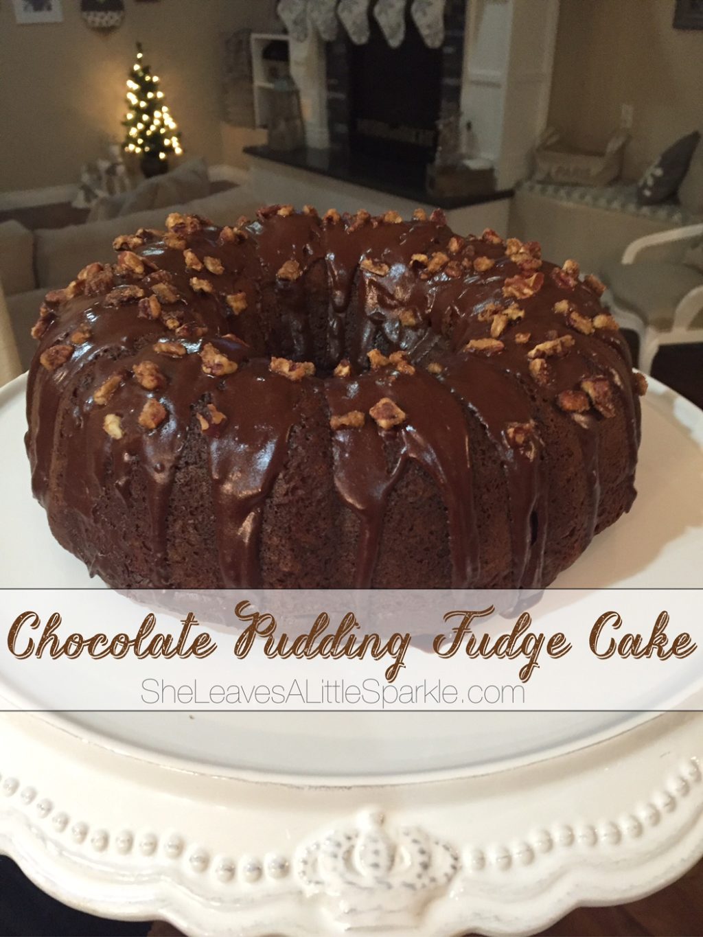 Chocolate Pudding Fudge Cake