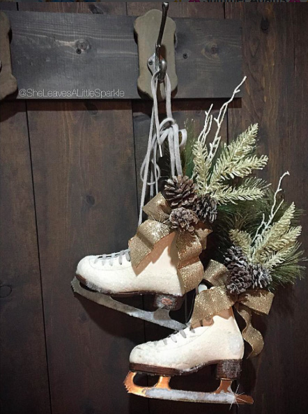 Ice Skates Christmas Decor - Summer Adams