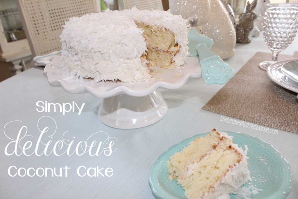 BEST EVER Coconut Cake (with 3 types of coconut!)