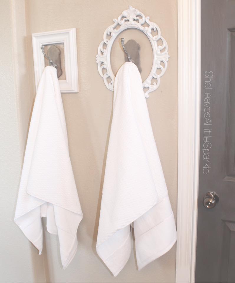 Bathroom Towel Holder Hook Frame