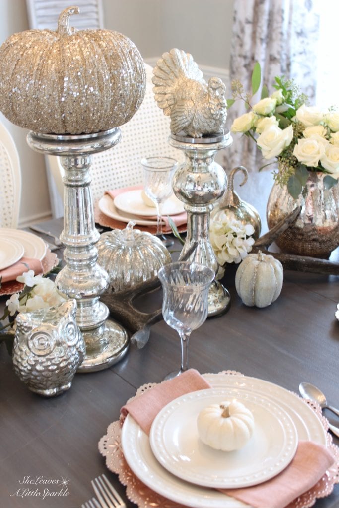 autumns in the air blogger home decor fall tour chic glam fall decor