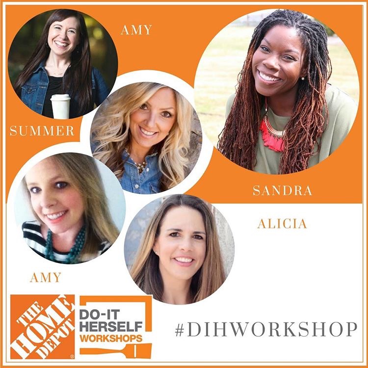 The Home Depot Do it herself workshop challenge