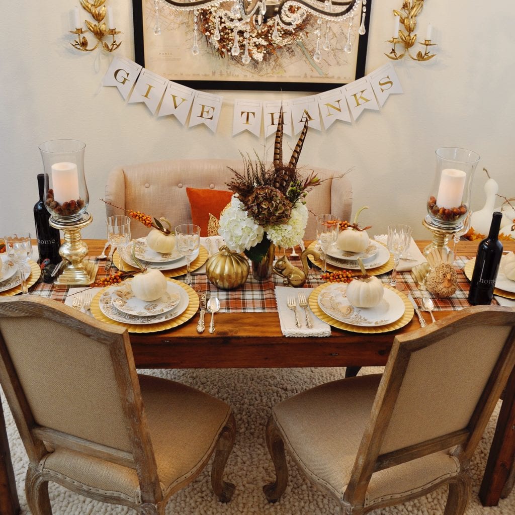 five ways to set a perfect thanksgiving table