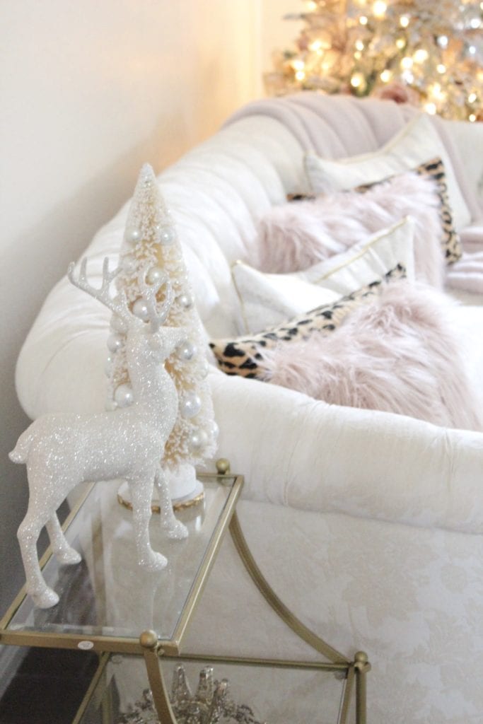 adding glam to christmas decor