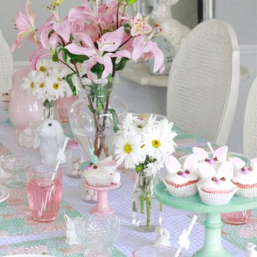 Kids Easter Table and Craft