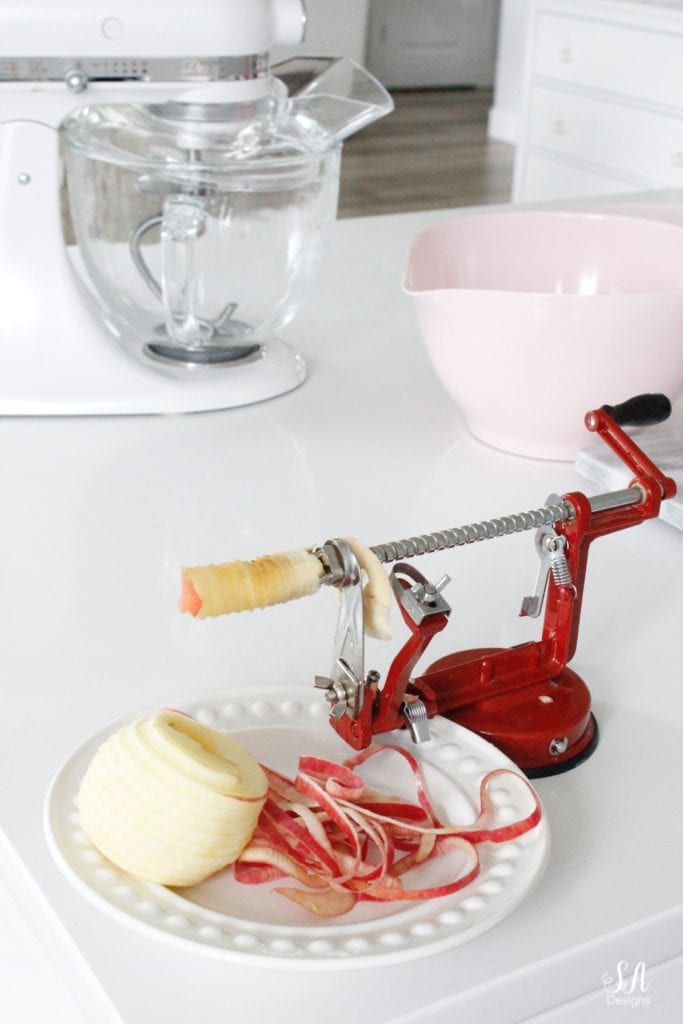 apple corer and slicer, apple fall recipes desserts