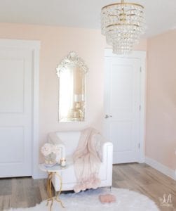 styling home blush pink office with fashion style books