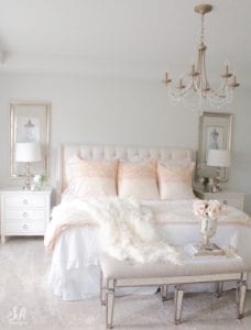 pom pom at home grace duvet set collection pink champagne, romantic homes bedroom, white blush pink romantic glam master bedroom, fall master bedroom decor