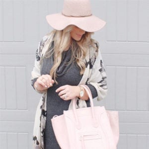 blush wool floppy hat, fall fashion, blogger fall fashion