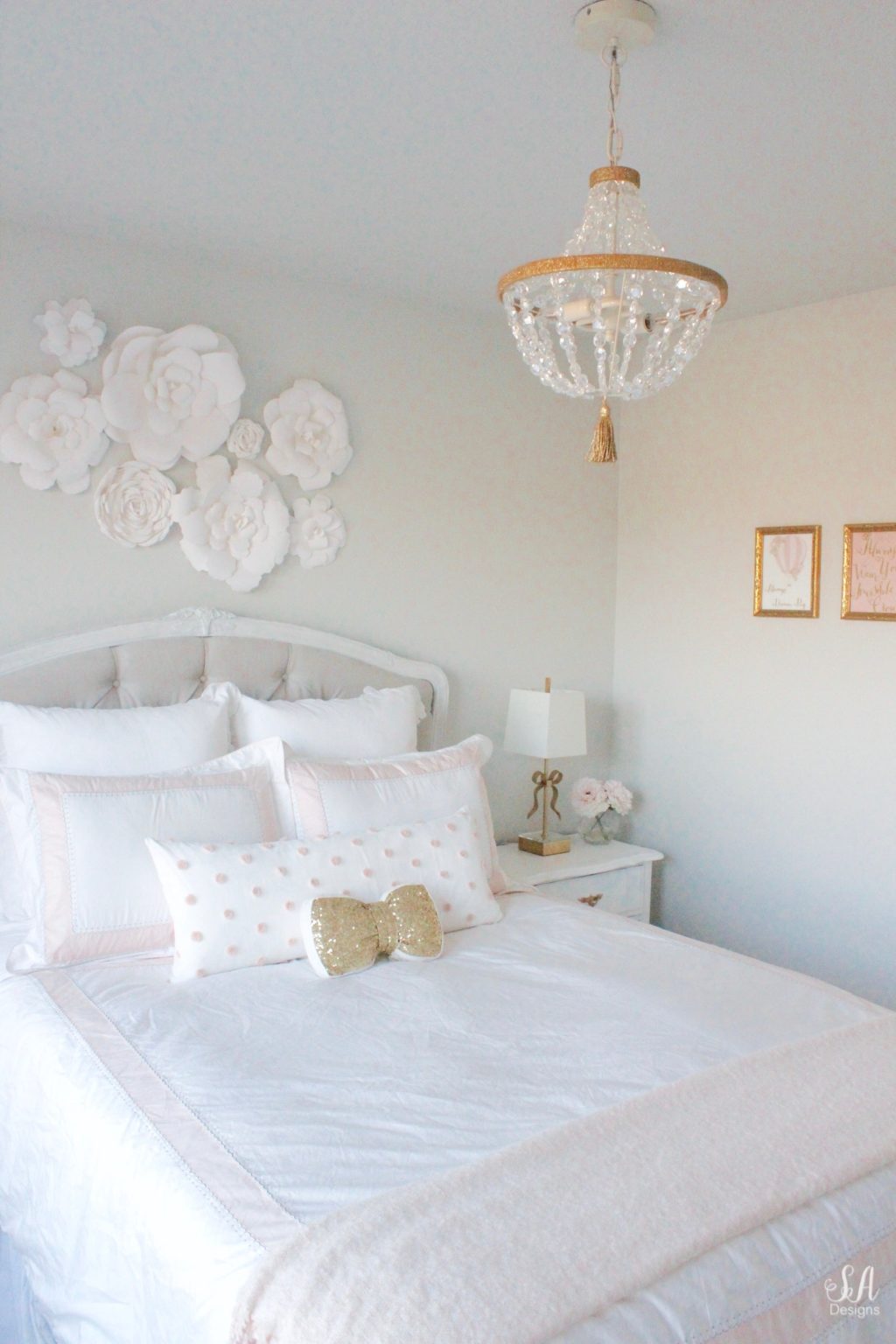 chandelier for teenage girl bedroom