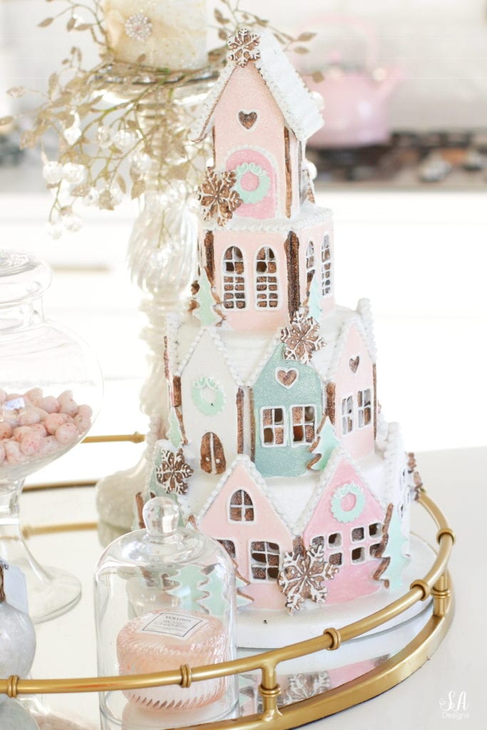 peggy porschen london gingerbread stacked house cookies cake decoration home goods