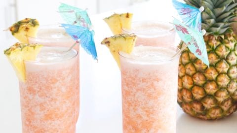 Frozen Peach Pineapple Strawberry Virgin Bellini Summer Adams