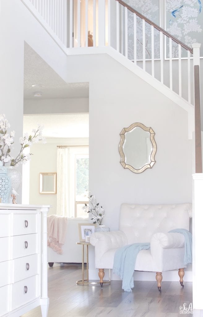 white sofa chair magnolia home furniture