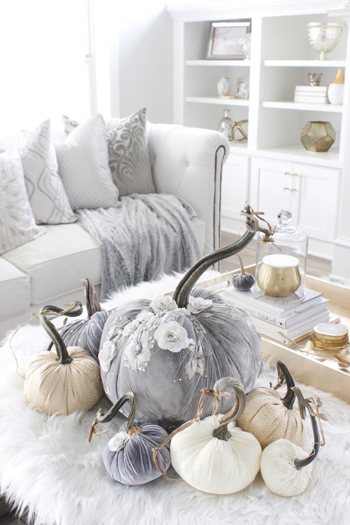 Elegant Fall Mantel Living Room In Gray Gold Summer Adams