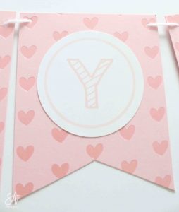 hot cocoa bar cart, candy bar buffet, Valentine's Day candy buffet bar cart, Valentine's Day bar cart, free valentine's printable, free Valentine's Day download, free printable for Valentine's Day, pink Valentine's Day garland banner free, candy bar buffet banner garland, pink and red banner garland, pink hot cocoa banner garland, free hot cocoa banner garland, whimsical hot cocoa banner, whimsical candy garland banner