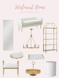 Beautiful by Drew Barrymore Walmart, white and gold kitchen appliances, glam chic kitchen appliances, gifts for the home, home decor kitchen gift ideas for christmas, gift ideas for her, gift ideas for the homemaker